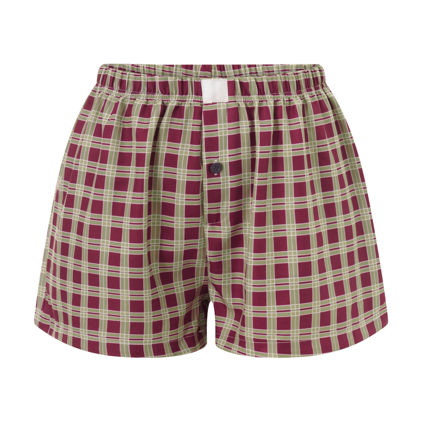 Lily Clothing - Wholesale Shorts - Women's - Retro plaid casual high-waisted loose shorts10