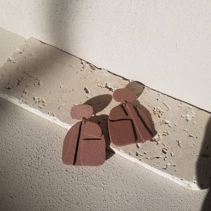 That Clay Girl Co. - Wholesale Dangle Earrings - RUSKA #4 | Polymer Clay Earrings | Bas Relief | Dangle Earri2