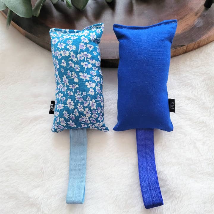 Blue Floral Cat Kick Toy for wholesale by Simple Moon Co.
