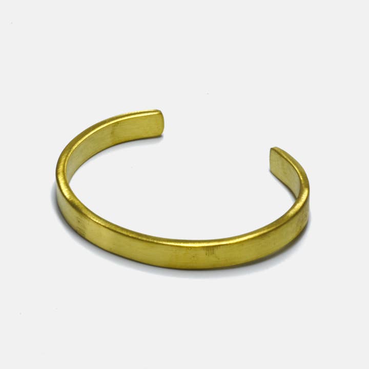 Curated Basics - Wholesale Cuff Bracelet - Wide Brass Cuff