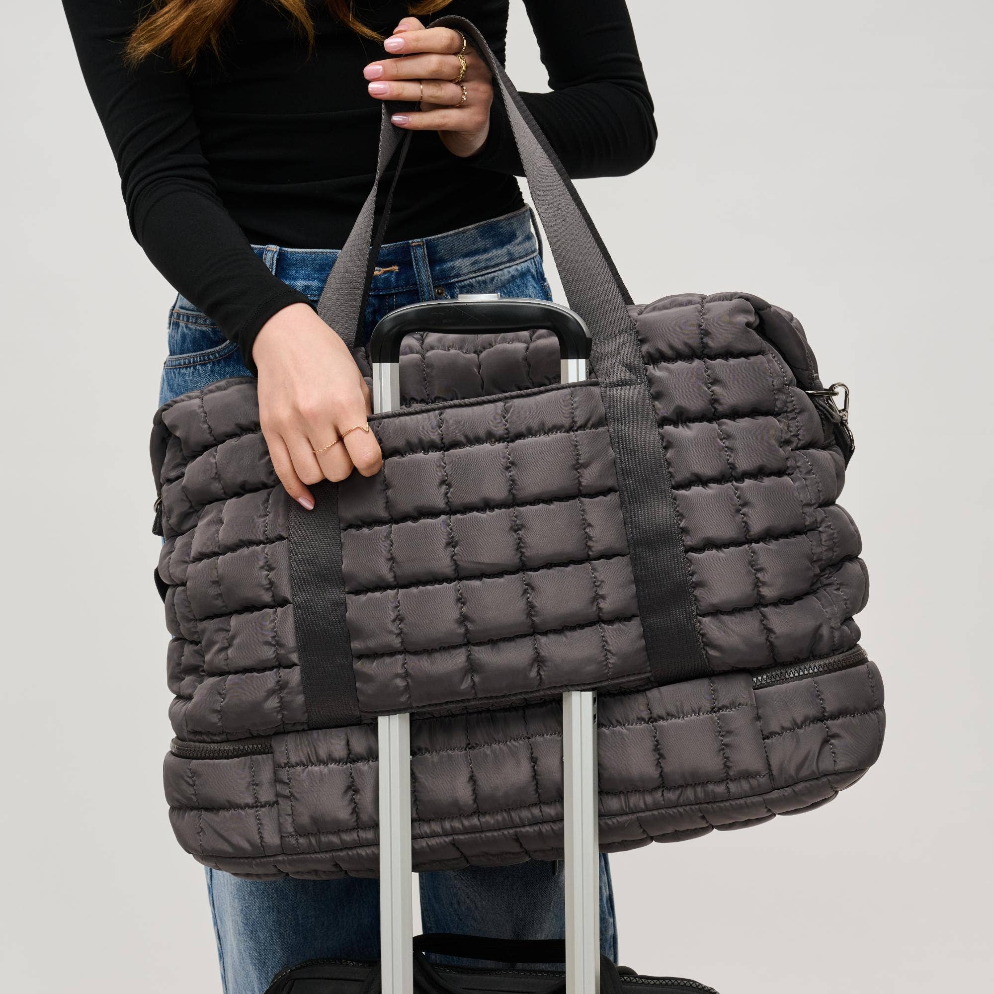 Urban Expressions - Vente Sac de voyage – femme - Sac weekender matelassé en nylon Globetrotter11