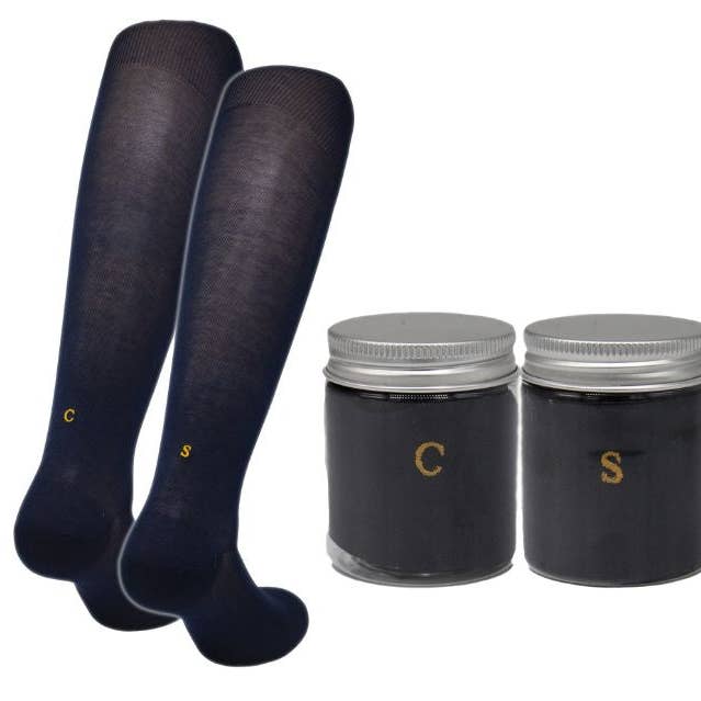 154 BLUE ric.SENAPE Filo Scozia - Knee for wholesale by Individual Socks