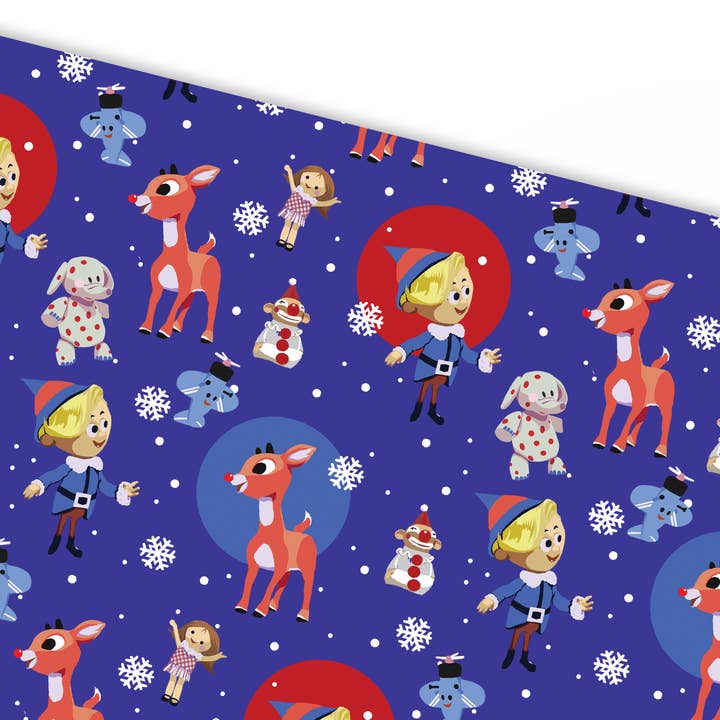 BoyPilot Goods - Wholesale Wrapping Paper Roll - Rudolph Wrapping Paper - Flat Pack Christmas Gift Wrap5