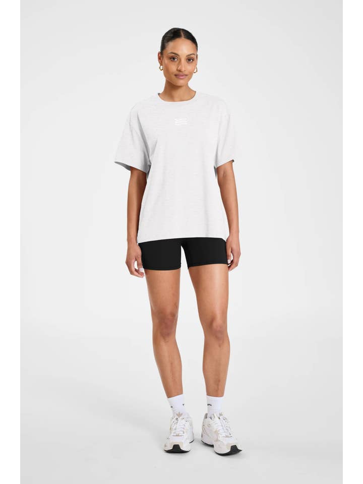 White Marle ALLFENIX Waves Logo Tee for wholesale on Faire3