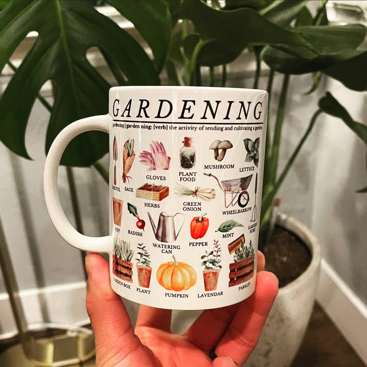 In the Garden | 15 Oz Mug for wholesale by The Primal Vinyl Shop