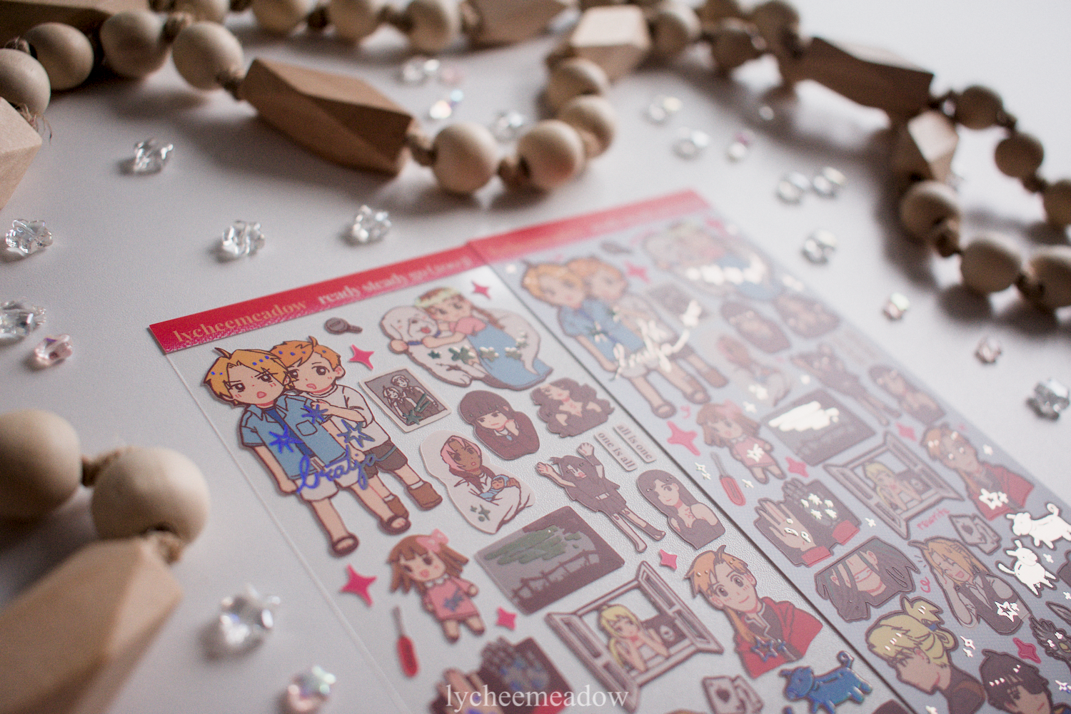 Lycheemeadow - Wholesale Sticker - FMA 2003 Holographic Sticker Sheet7