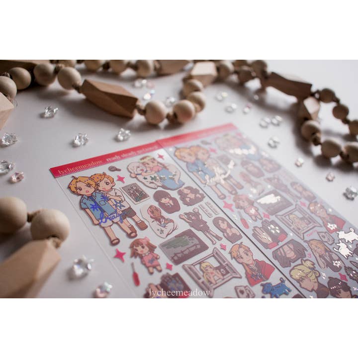 Lycheemeadow - Wholesale Sticker - FMA 2003 Holographic Sticker Sheet7