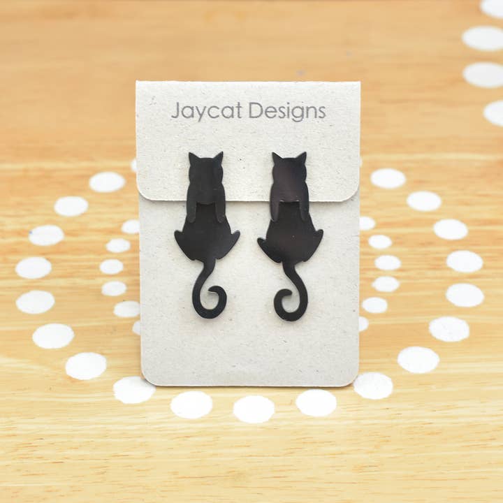 Jaycat Designs - Wholesale Dangle Earrings - Dangle Cat Earrings