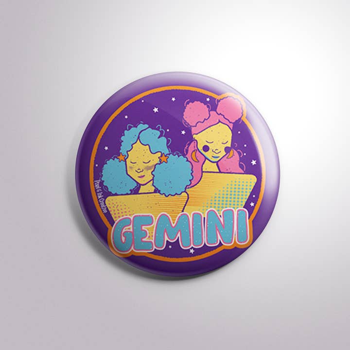 Pixel & Ink Creative - Wholesale Lapel Pin/Button - Zodiac 1.5" Buttons12