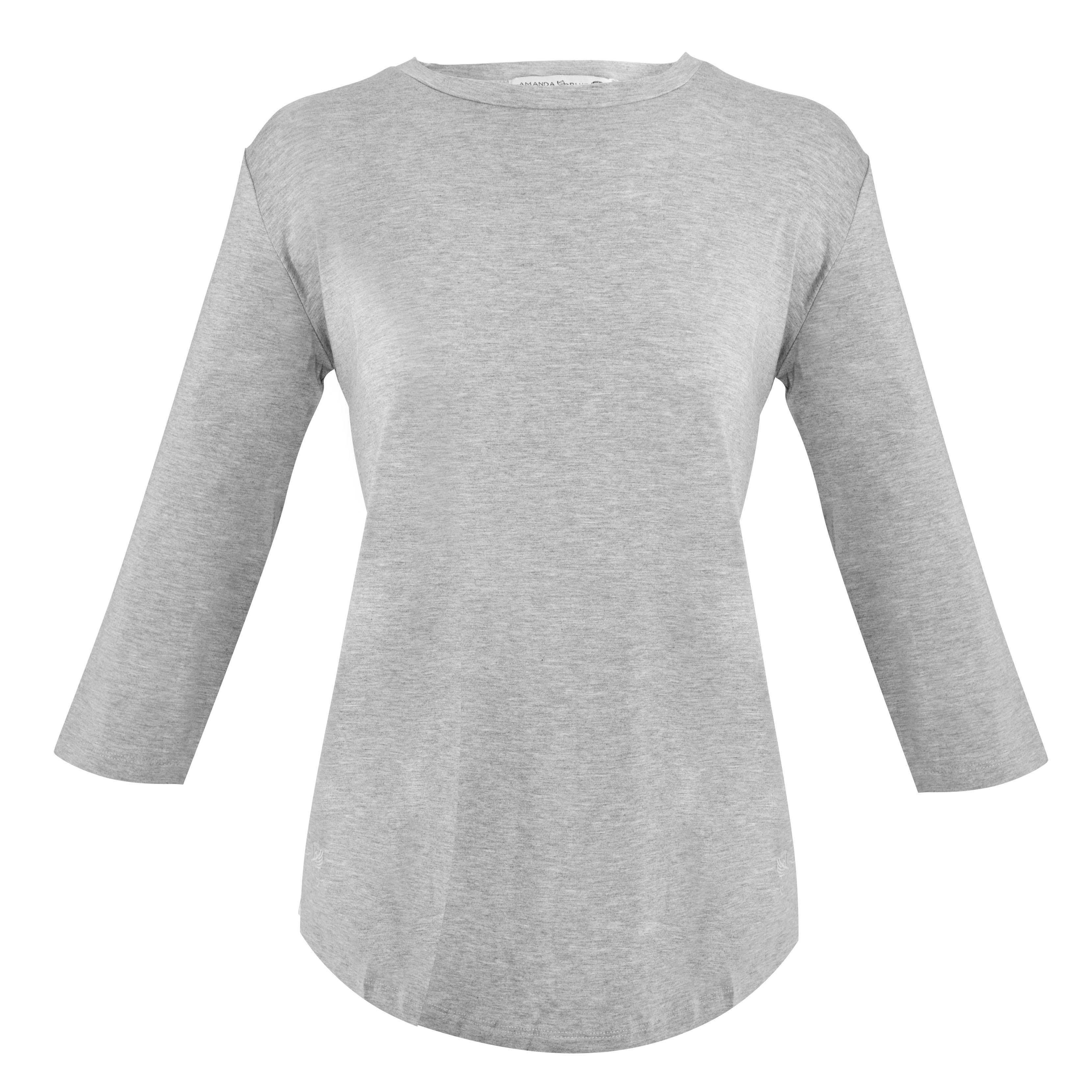 Amanda Blu - Vente T-shirt – femme - T-shirts à manches 3/4 | 10 options de couleur | Collection Luxe Tees5
