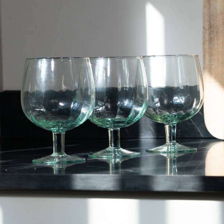 Recycled Glass Large Gin Glass for wholesale by Jarapa