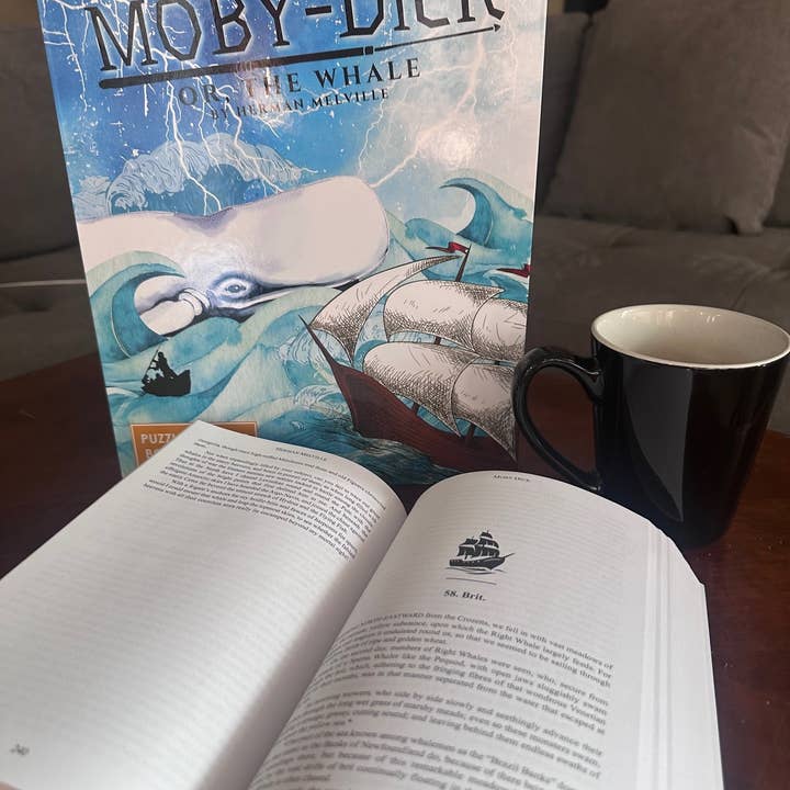 Bookworm Puzzle - Wholesale Puzzle - Adult - Moby Dick 1000 Piece Puzzle Gift 6