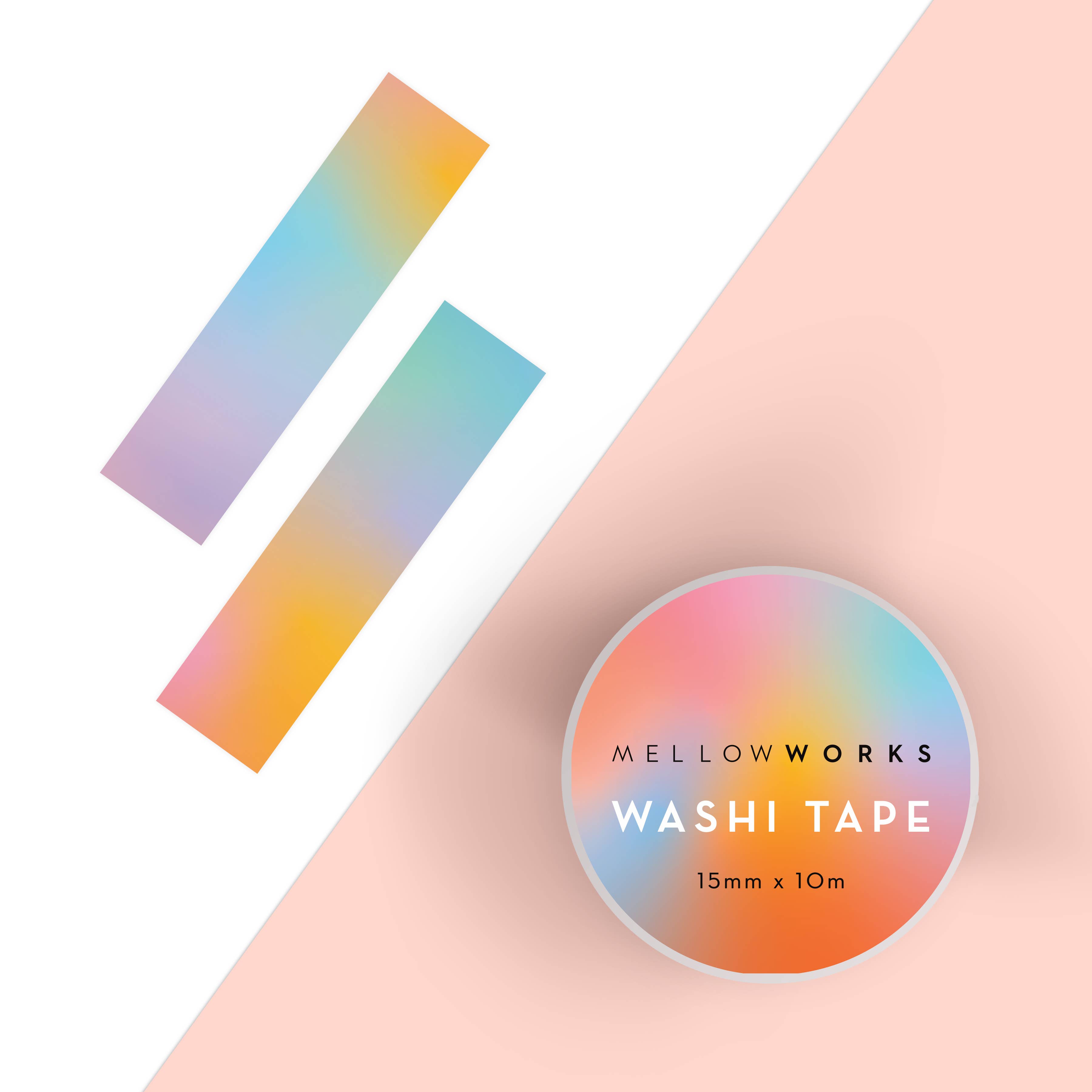 MELLOWWORKS - Wholesale Washi Tape - RAINBOW OMBRE WASHI TAPE0