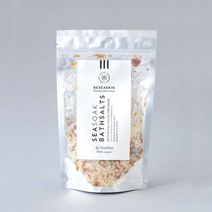 Sale da bagno Seasoak con fiori per la vendita all'ingrosso da parte di SEASKIN LIFE