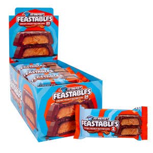 L&F Universal Goods – wholesale Chocolate-covered sweets – Mr. Beast Feastables Peanut Butter Cups 2PC/24CT/1.41OZ0