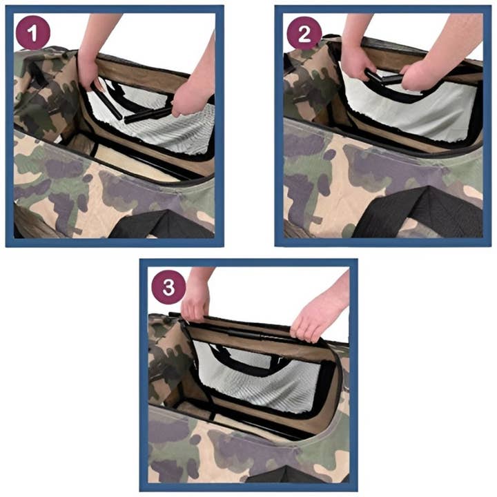 HugglePets - Wholesale Pet Carrier - Cat/Dog - HugglePets Fabric Crate Foldable Pet Carrier