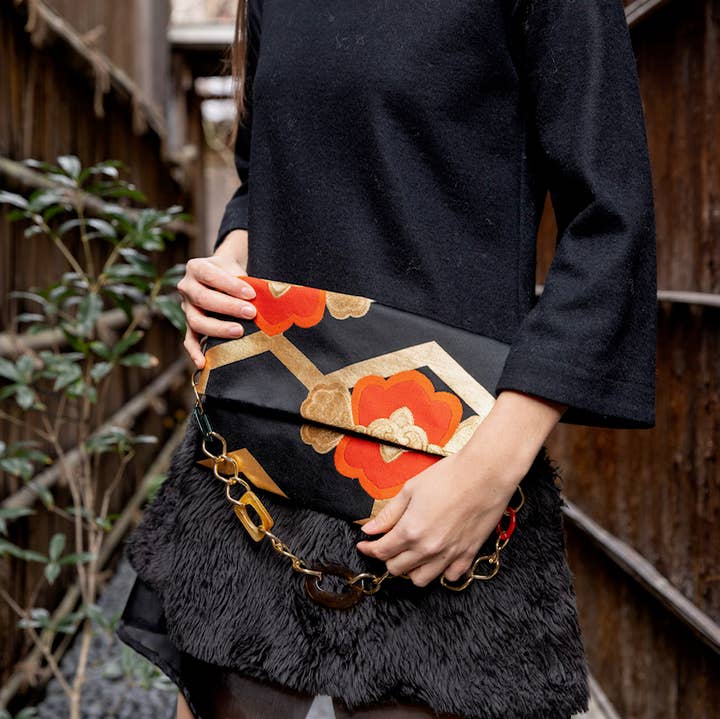 KOTO - Wholesale Clutch Bag - Women's - Kimono OBI Clutch BAG