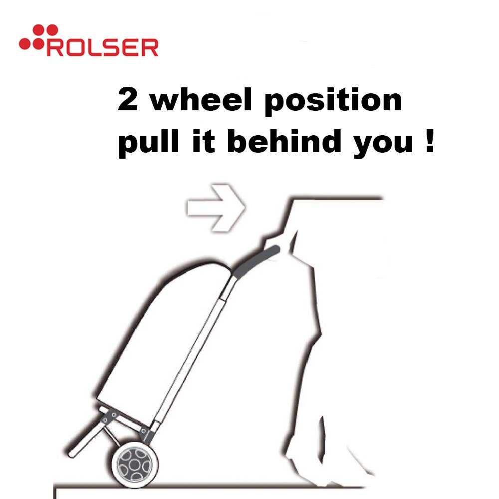 Rolser - Vente Sacs de course/à provisions - Jet LN Joy - Chariot de courses en aluminium à 2 roues7