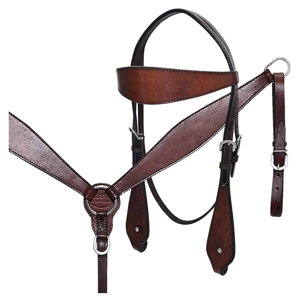 HILASON - Wholesale Horseback Riding Gear - HILASON Western Horse Headstall Breast Collar Set Tack Genuine American Leather | For Horses Headstalls222