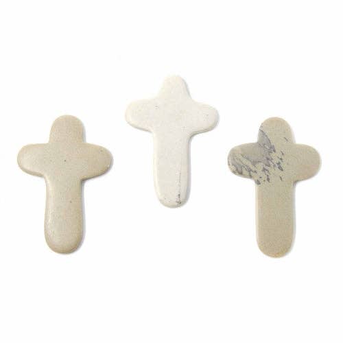 Global Crafts - Wholesale Decorative Tabletop Object - 10-Pack - Soapstone Comfort Crosses3