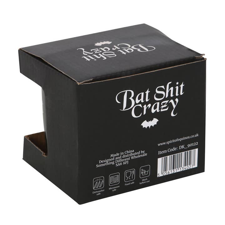 Something Different Wholesale - Wholesale Coffee Mug - Bat Shit Crazy Gothic Mug