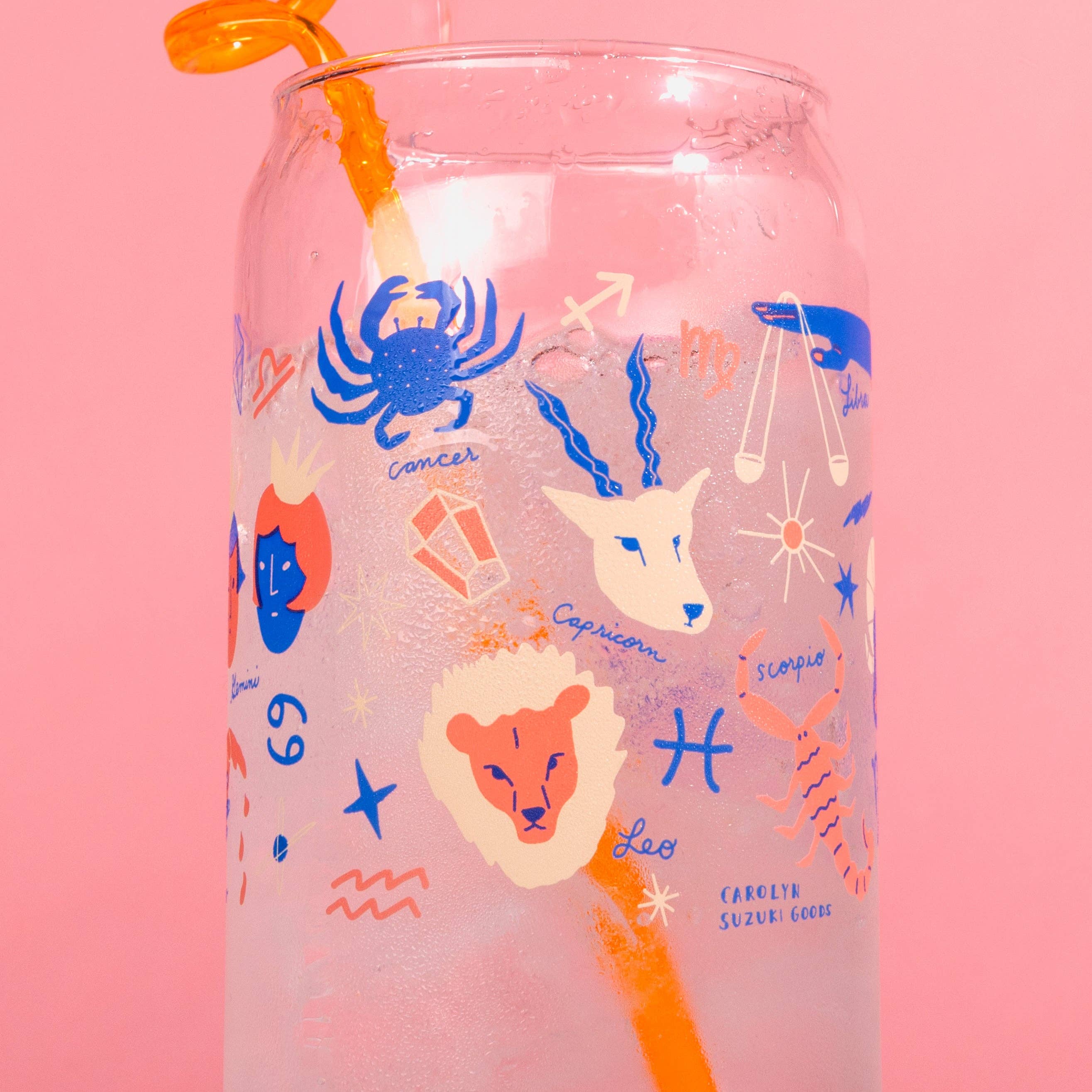 Carolyn Suzuki - Vente Verre/chope à bière - VERRE CANETTE DE BIÈRE STARGAZER1