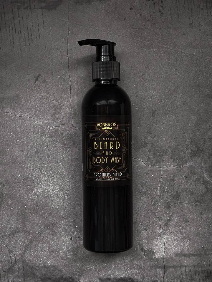 Beard & Body Wash for wholesale by VONBROS Men’s Grooming