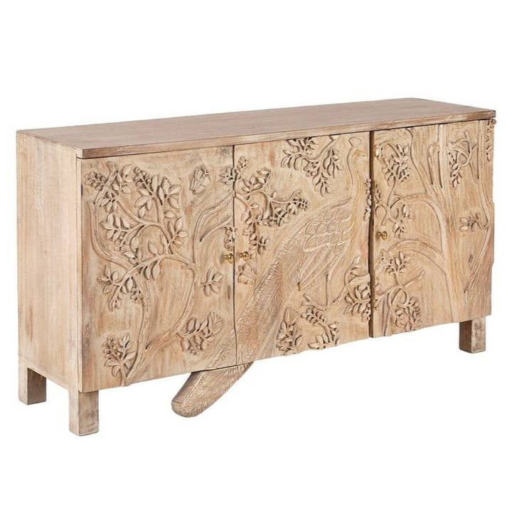 Aparador de Madera de Tres Puertas Pavone para venta al por mayor de LOOMLAN