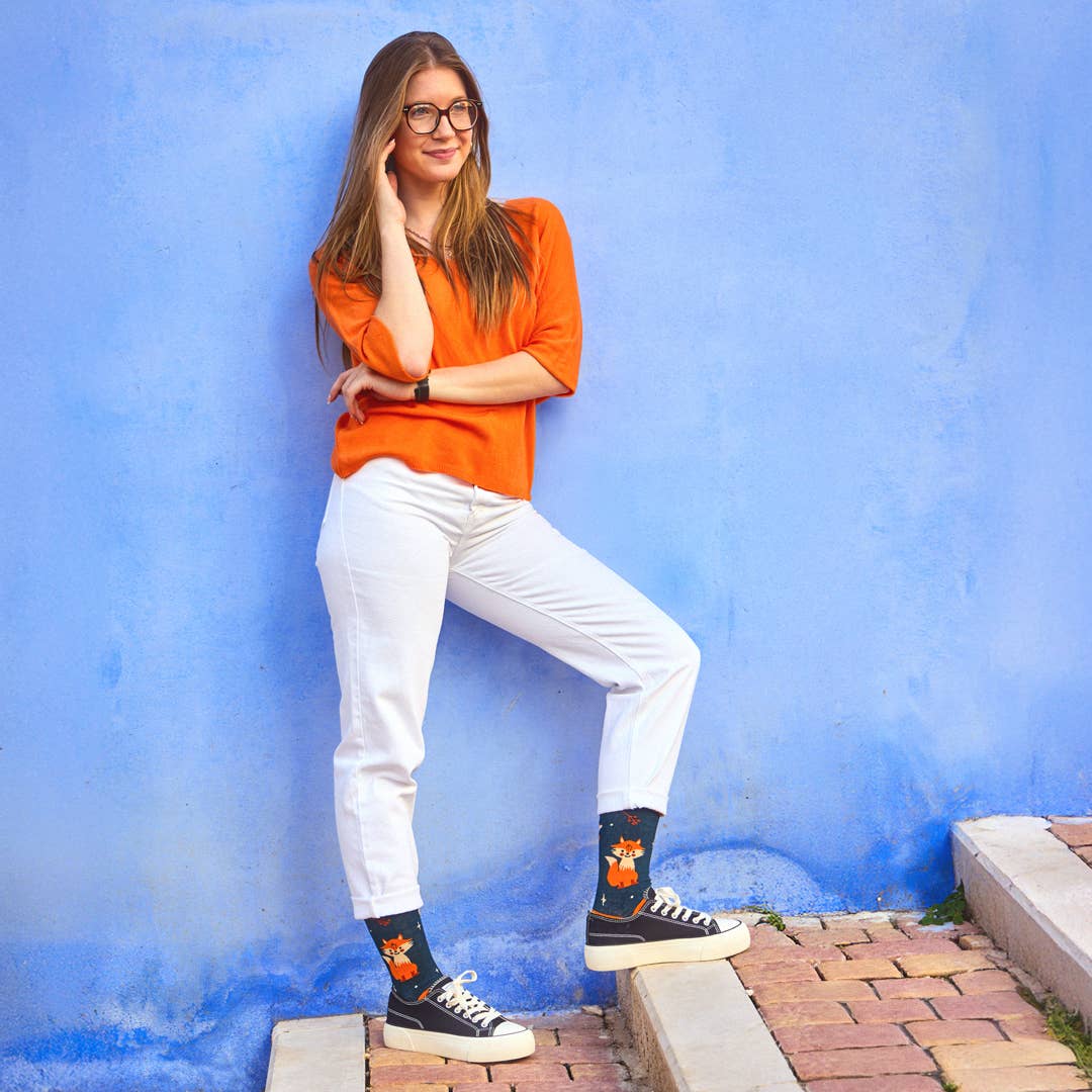 KYLIE CRAZY – Großhandel Socken - Unisex – Unisex Halbhohe nahtlose Socken aus Baumwolle ZORRO7