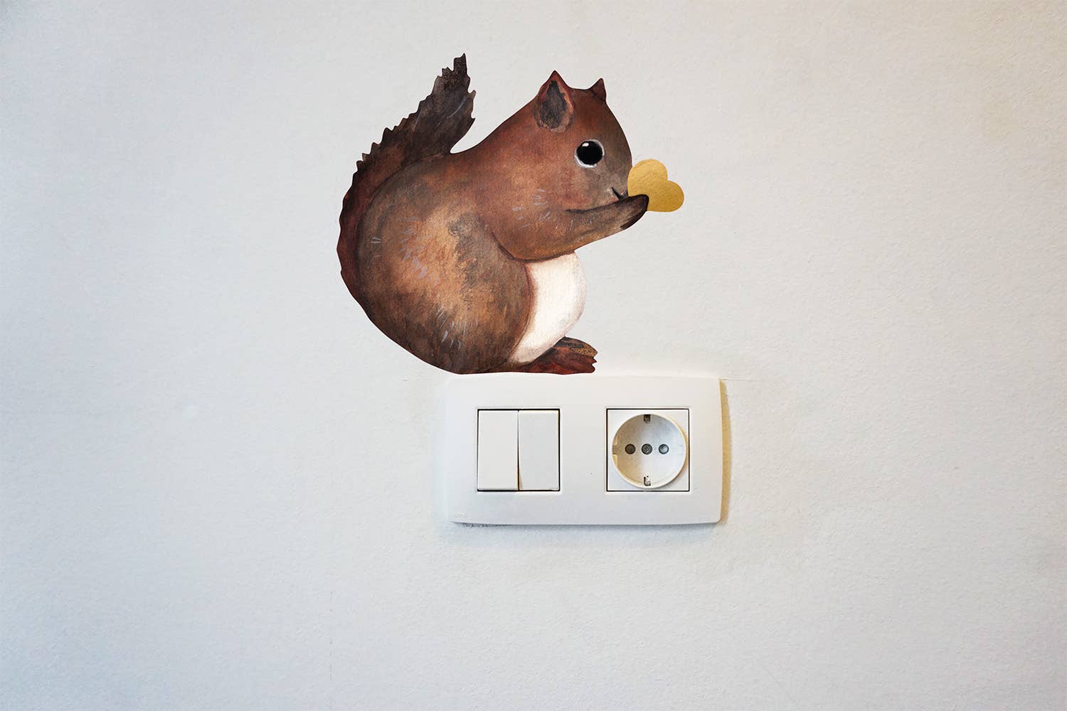 Lotte Drouen - Wholesale Wall Decal/Stickers - Wall sticker squirrel1
