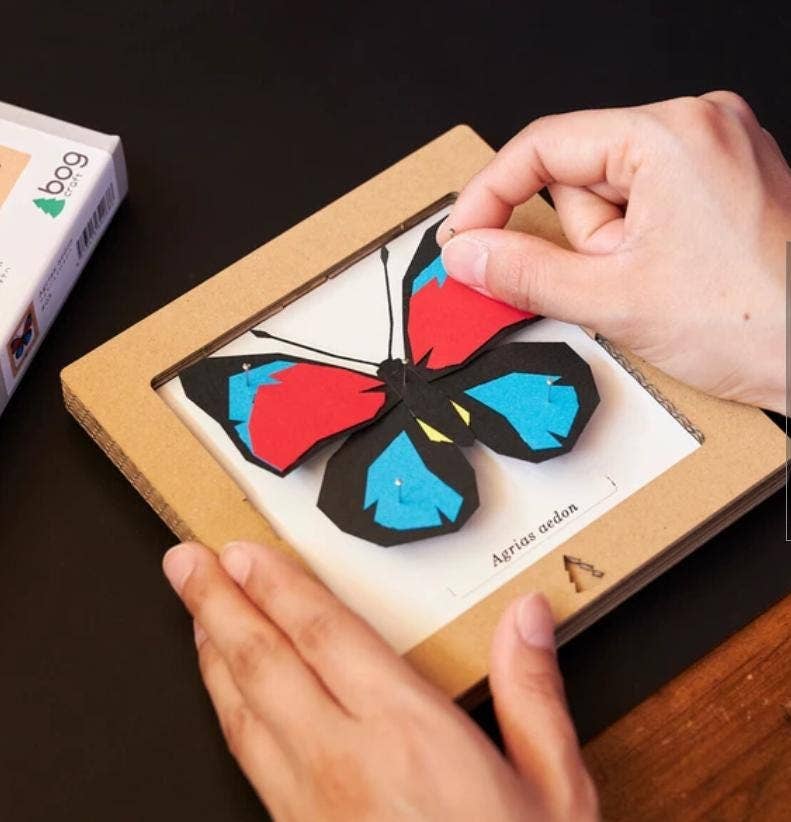 「FUNJI」In Japan - Wholesale DIY Craft Kit - DIY 3D Origami Butterfly Craft Kit - Japanese Art3