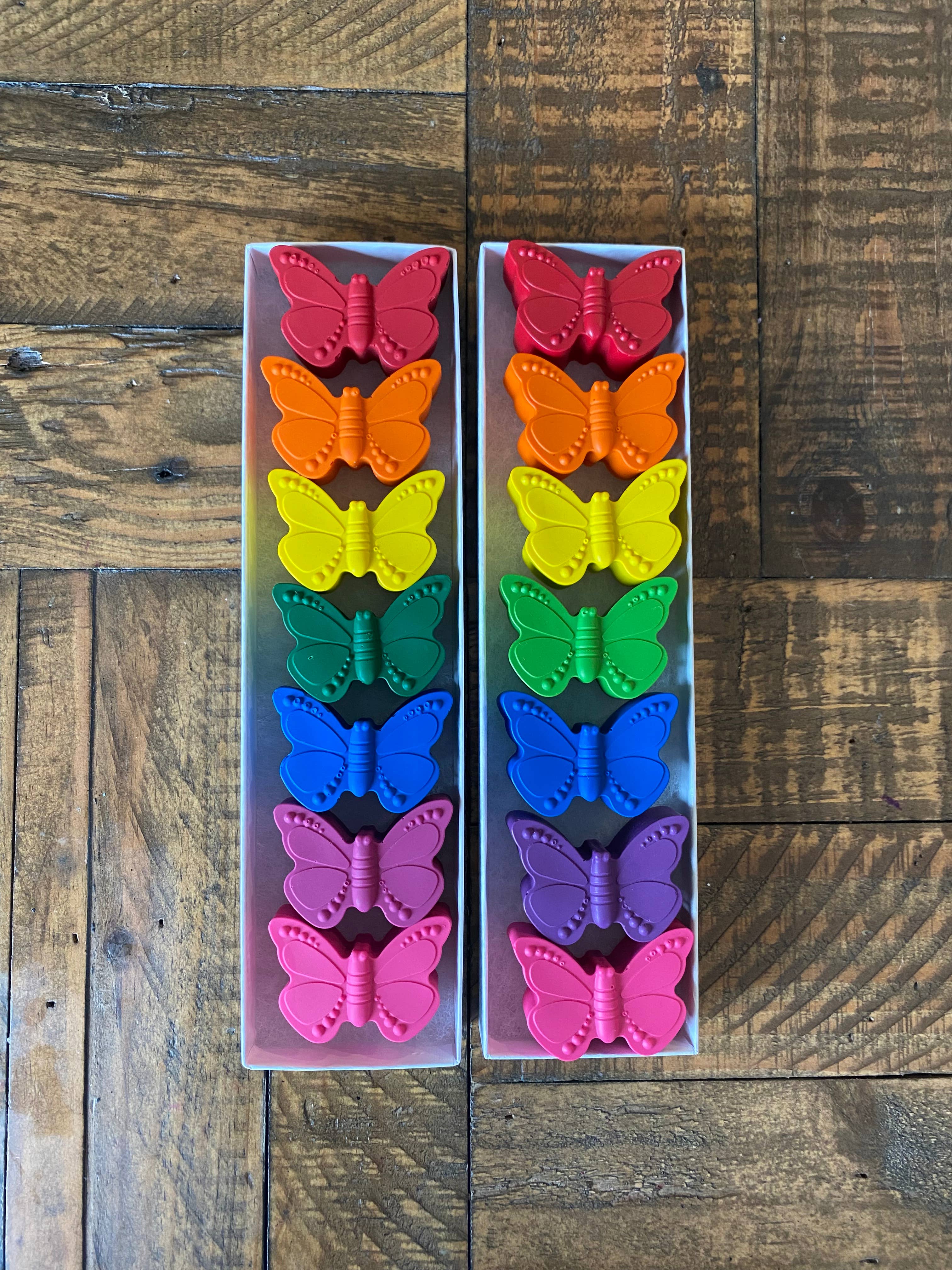 Playful Roots - Wholesale Crayons - Kids & Baby - Butterflies Crayon Set - Handmade Non-Toxic Kids Gift1