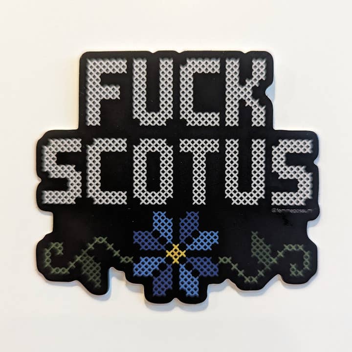 F SCOTUS Sticker for wholesale by femmepossum
