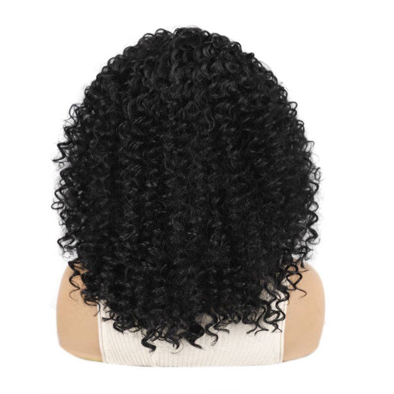 1# Kort syntetperuk med kinky lockig pannband – bob-frisyr för svarta kvinnor för wholesale på Faire3