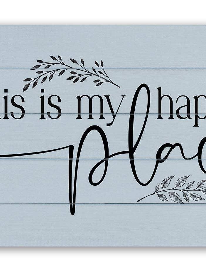 My Happy Place - Metal Sign for wholesale by Lone Star Art Metal Signs