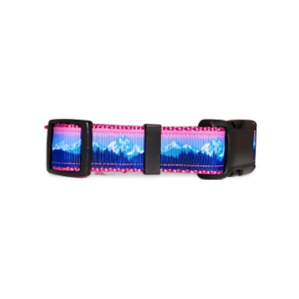 Rocky Mountain Hound - Wholesale Pet Collar - Dog - 1" Pink Mountain Dog Collar, Leash, or Martingale