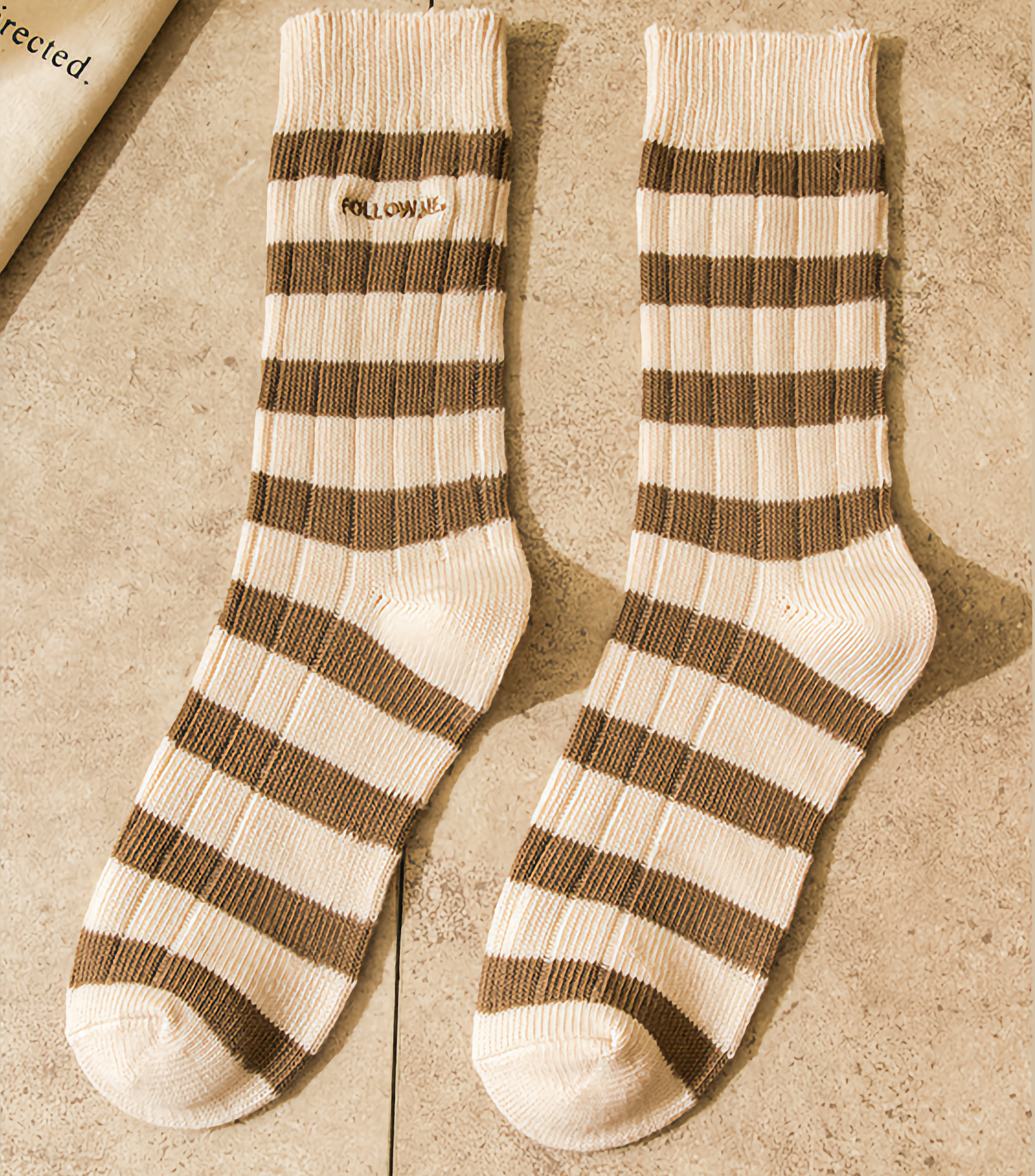 Happy Knits – wholesale Socks – Unisex – Unisex Vintage Stripes - Classic Striped Socks for Everyone2