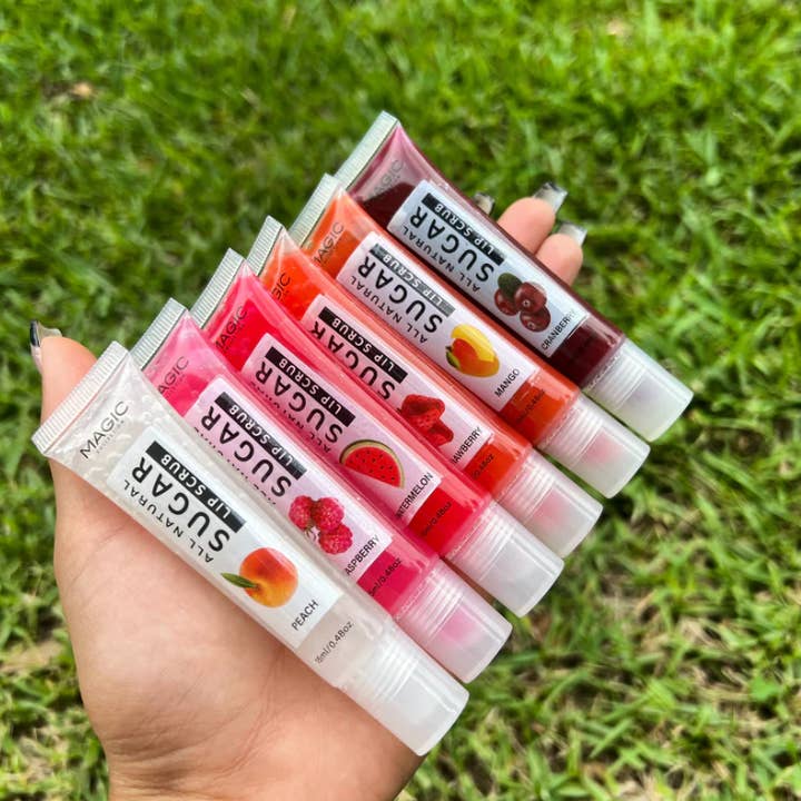 Majestic Wholesale – wholesale Läppskrubb – Magic Collection Sockerläppskrubb, 24-pack i presentförpackning1