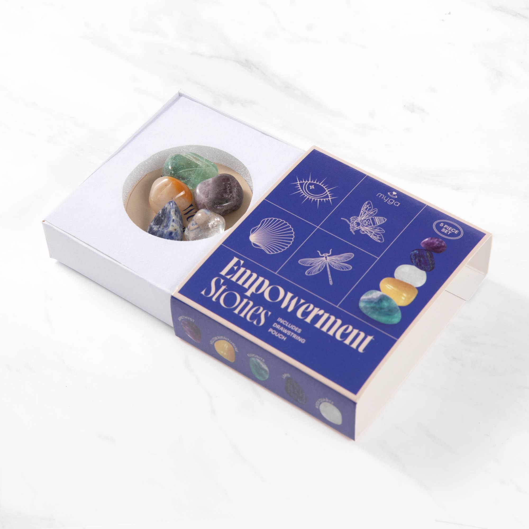 Myga - Wholesale Spiritual Stone/Crystal - Myga Wellbeing Crystal Collection - Display 24 Units49