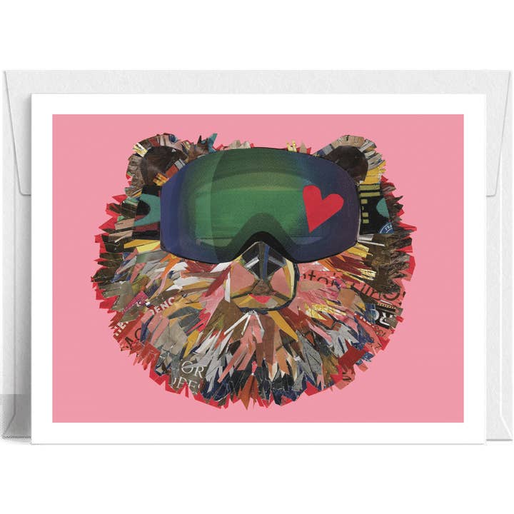 "Lyserød Bjørnekærlighed" – Finurligt Kort Sæt 8-pak for engroshandel hos Lilybart LLC