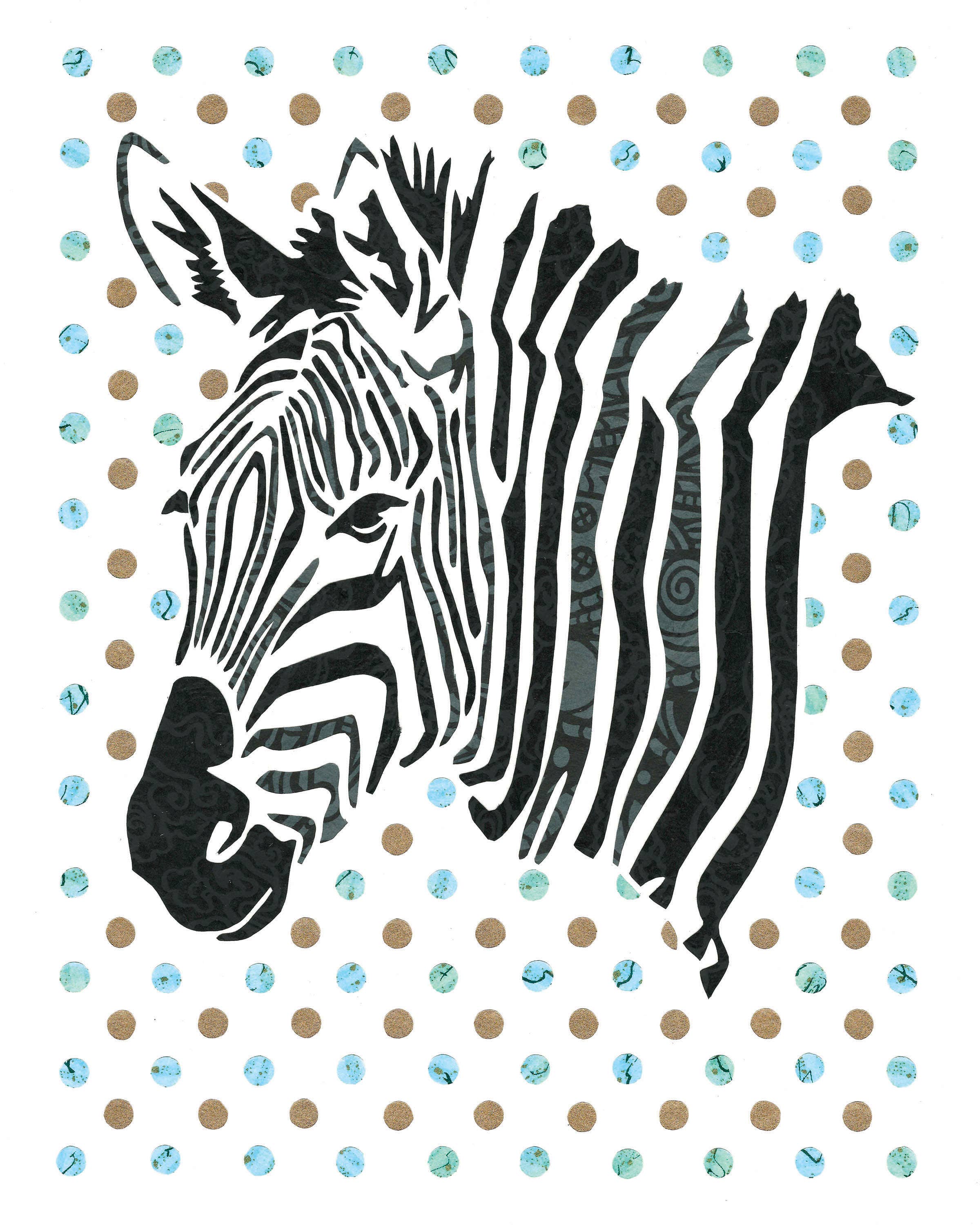 Whimsy Spot – Impressão artística por atacado – Impressão artística Zebra1