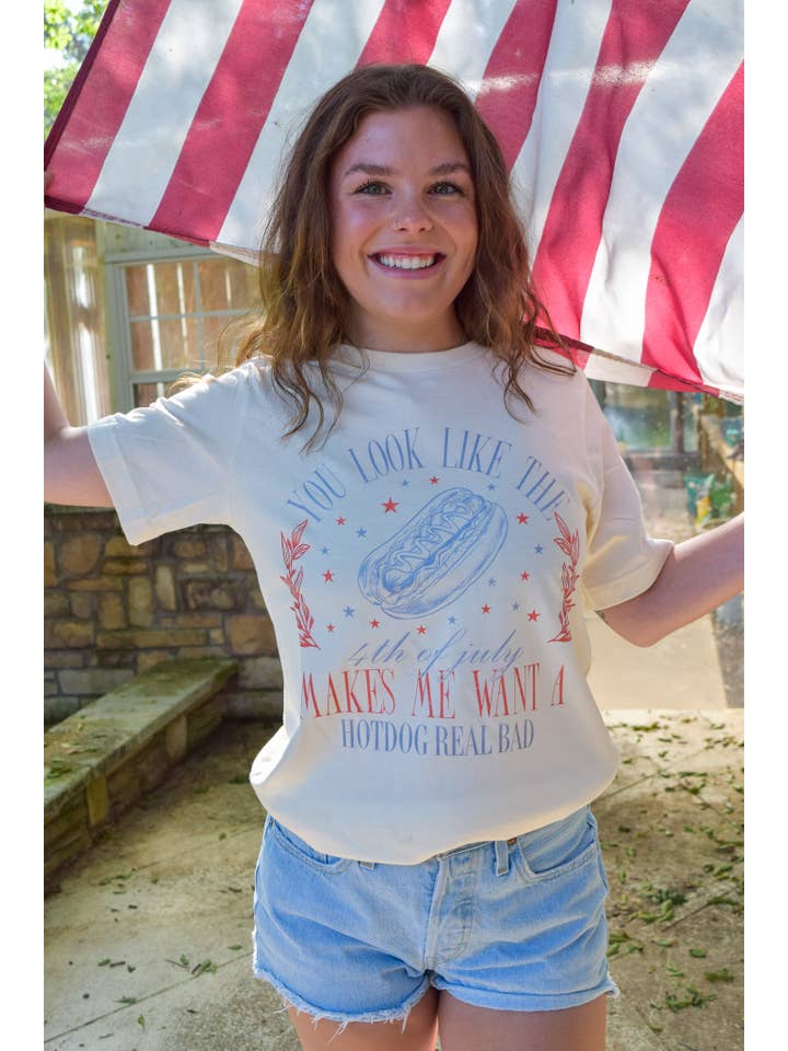 Spirit+Tribe - Wholesale T-Shirt (Graphic) - Women's - YOU LOOK LIKE THE 4TH OF JULY