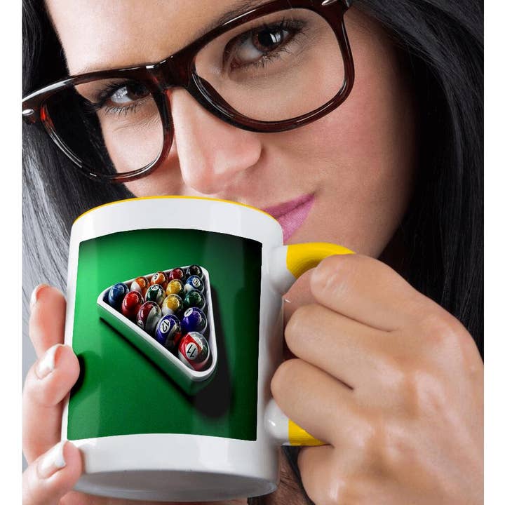 3dRose - Wholesale Coffee Mug - 3dRose, Image of Ballard Balls On Pool Table, Mug1