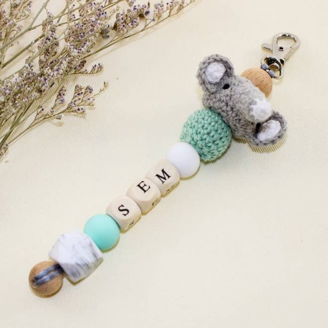 Porte-clés en forme d'éléphant pour la vente par Luppa