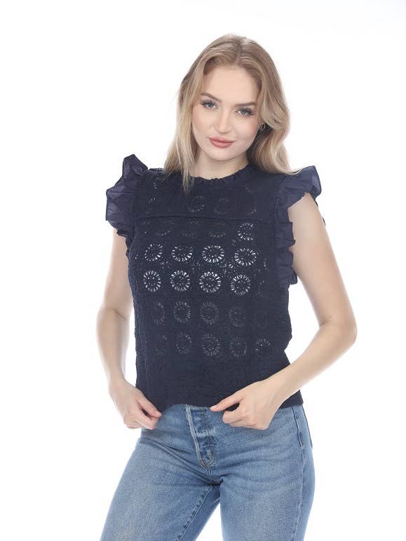 Eloise Knit Top for wholesale by Rain + Rose