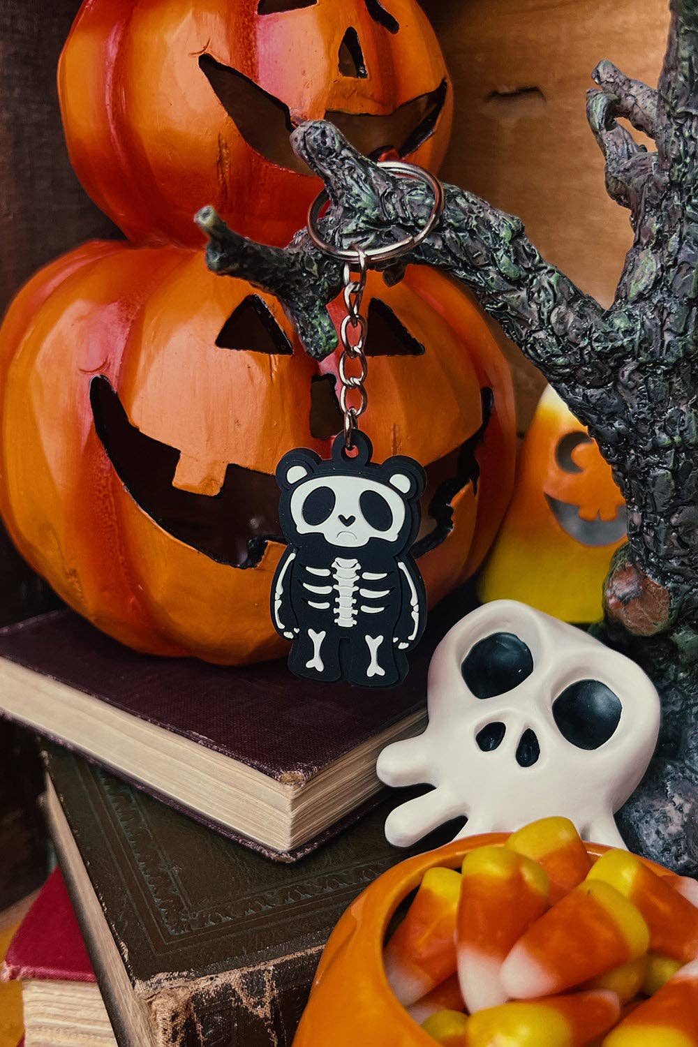 vampirefreaks - Wholesale Keychain - Unisex - Grumpy Bones Bear Keychain5