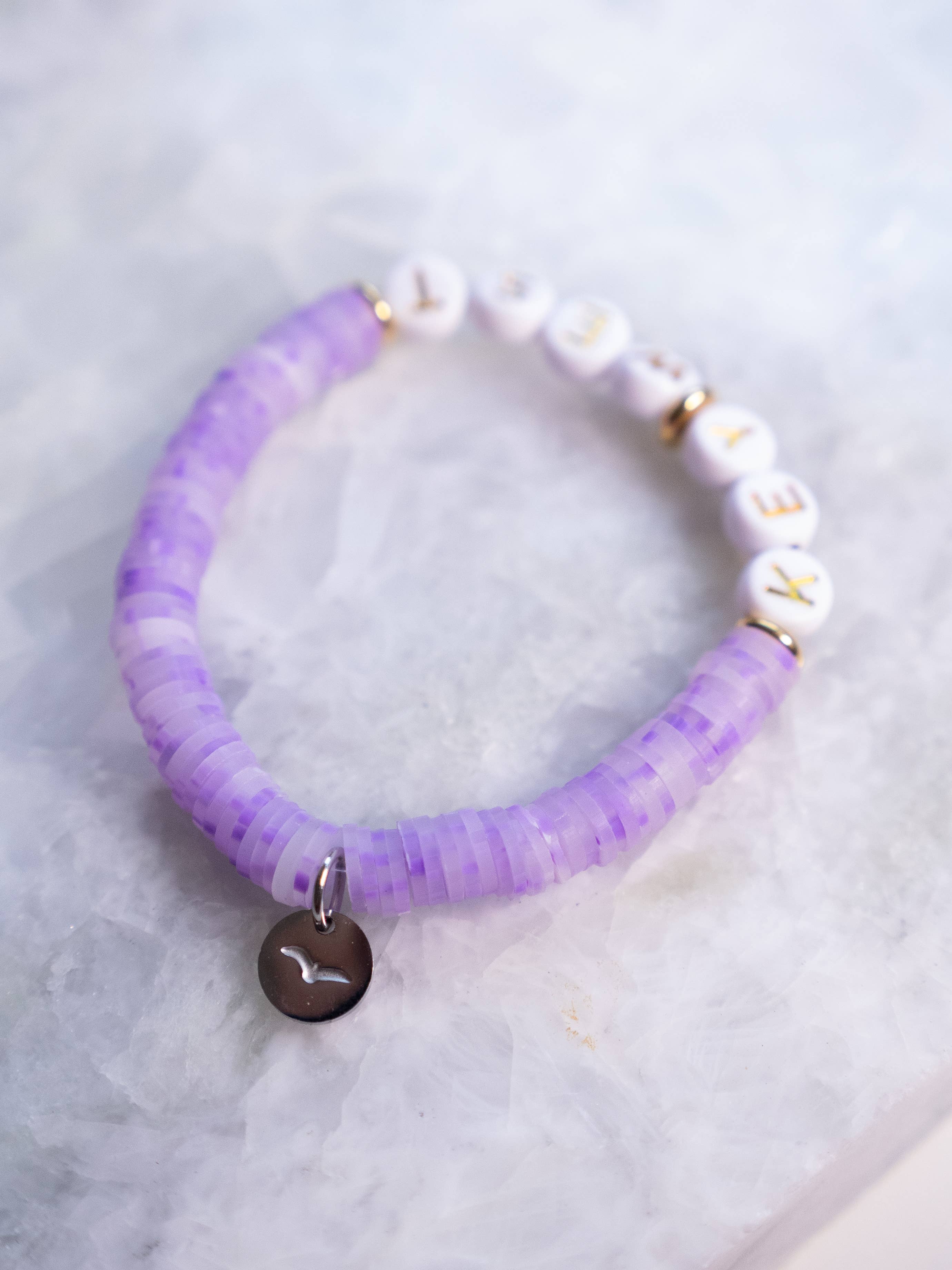 Haven - Wholesale Beaded Bracelet - Kids - Customizable Letter Bracelet - Polymer Clay - Kid Size15