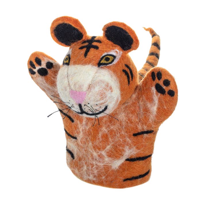 Silk Road Bazaar - Wholesale Puppet - Kids & Baby - Hand Puppet - Tiger
