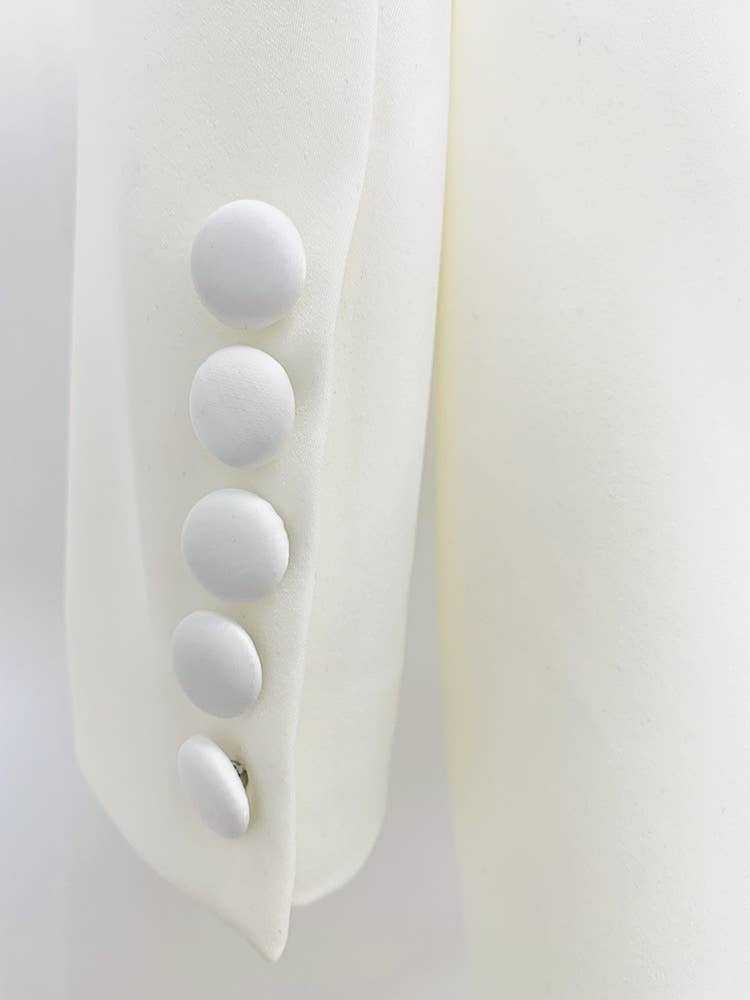 Productseeker - Venta al por mayor Chaqueta - Mujer - Chaqueta Blazer Larga con Diamantes y Cuentas - DR01478