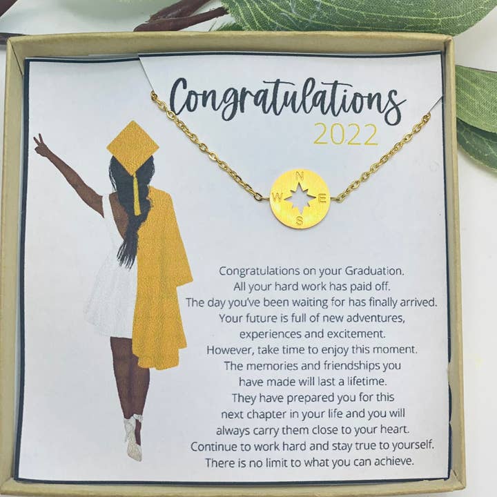 Little Happies Co - Wholesale Charm/Dangle Bracelet - Personalized Graduation Gifts, Compass Bracelet for Girls1